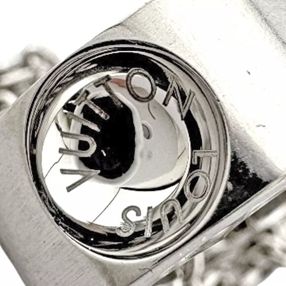 LOUIS VUITTON Necklace K18 white gold Pink sapphire Pandantif Ann Platt used - Picture 7 of 8